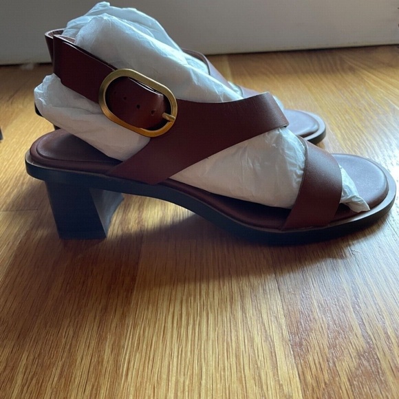 Heeled Sandals with Straps Massimo Dutti - Brown 7.5 (EU38) - Picture 2 of 10